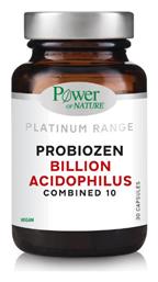 Platinum Range Probiozen Billion Acidophilus Combined 10 20mg 30 κάψουλες Power Health