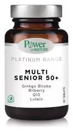 Platinum Range Multi Senior 50+ Πολυβιταμίνη 30 ταμπλέτες Power Of Nature
