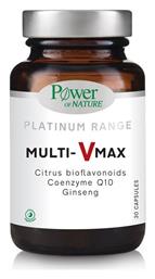 Platinum Range Multi-Vmax Πολυβιταμίνη 30 κάψουλες Power Of Nature