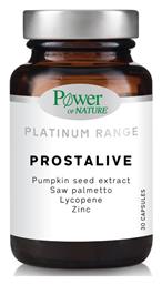 Platinum Range Prostalive 30 κάψουλες Power Of Nature