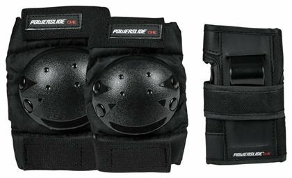 One Basic Παιδικό Σετ Προστατευτικών για Rollers Μαύρο Powerslide
