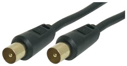 CAB-V007 9.5mm Καλώδιο Κεραίας Coax male - Coax male Μαύρο 1.5m (CAB-V007) Powertech
