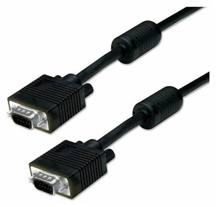 Cable VGA male - VGA male Μαύρο 1.5m CAB-G003 Powertech