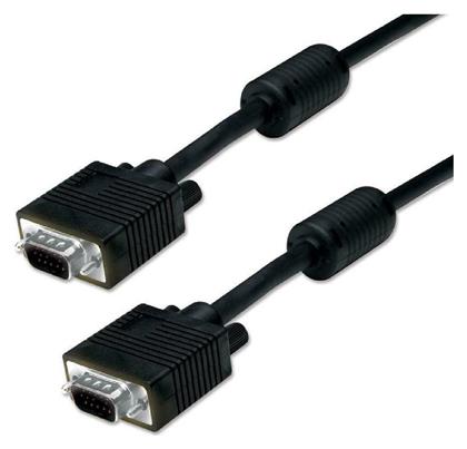 Cable VGA male - VGA male Μαύρο 20m (CAB-G010) Powertech