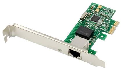 Ενσύρματη Κάρτα Δικτύου Gigabit (1Gbps) Ethernet PCI-e Powertech