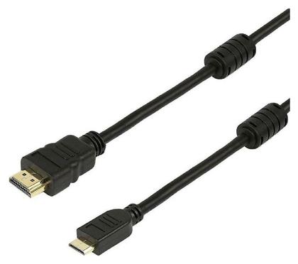 HDMI 1.4 Cable HDMI male - mini HDMI male 5m Μαύρο Powertech
