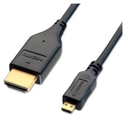 HDMI 1.4 HDMI male - micro HDMI male 3m Μαύρο (CAB-H008) Powertech