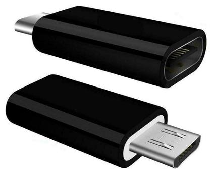 micro USB male σε USB-C female OTG 1τμχ (CAB-UC020) Powertech