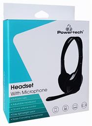 On Ear Multimedia Ακουστικά με μικροφωνο και σύνδεση 3.5mm Jack Powertech