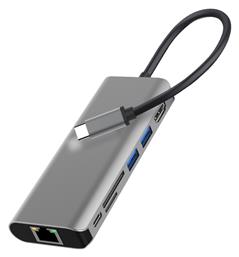 PTH-112 USB-C Docking Station με HDMI 4K Ethernet Powertech