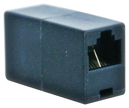RJ45 UTP female - female (μούφα) Black Powertech