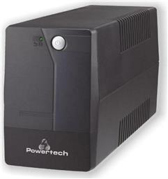 Powertech UPS Line-Interactive 850VA 510W με 2 Schuko Πρίζες από το Elektrostore24