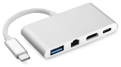 USB-C Docking Station με HDMI 4K PD Ethernet (PTH-085) Powertech