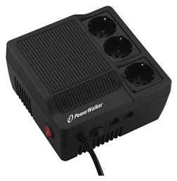 AVR 1200 Compact Σταθεροποιητής Τάσης 1200VA με 3 Πρίζες Ρεύματος Powerwalker