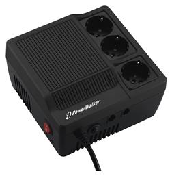 AVR 600 Compact Σταθεροποιητής Τάσης 600VA με 3 Πρίζες Ρεύματος Powerwalker