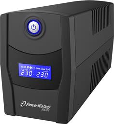 Powerwalker Basic VI 1000 STL UPS Line-Interactive 1000VA 600W με 2 Schuko Πρίζες από το e-shop