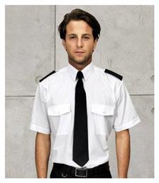 Ανδρικό Κοντομάνικο Πουκάμισο Εργασίας Λευκό Premier