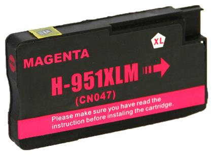 Συμβατό Μελάνι Εκτυπωτή InkJet HP 951XL CN047AE 26ml Ματζέντα Premium