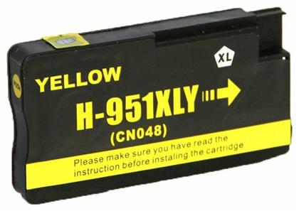 Συμβατό Μελάνι Εκτυπωτή InkJet HP 951XL CN048AE 26ml Κίτρινο Premium