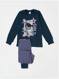 Παιδική Πιτζάμα Χειμωνιάτικη Navy Μπλε Pretty Baby