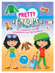 Pretty Girls 4, Με περισσότερα από 90 αυτοκόλλητα που ξανακολλούν! - Susaeta