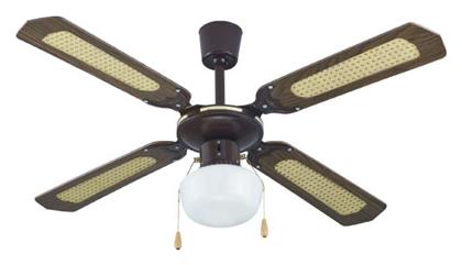 50W με Φως 105cm Καφέ PRCF-80276 Primo