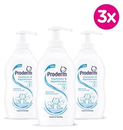 2 σε 1 Σαμπουάν & Αφρόλουτρο 400ml Proderm