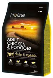 Adult 3kg Ξηρά Τροφή για Ενήλικους Σκύλους με Κοτόπουλο και Πατάτες Profine