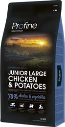 Profine Dog Junior Large Breed Chicken & Potatoes 15Kg από το Plus4u