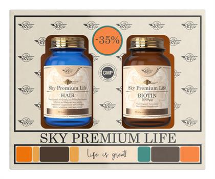 Promo Box Hair + Biotin για υγιή μαλλιά - Sky Premium Life