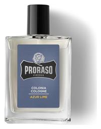 Azur Lime Eau de Cologne 100ml Proraso