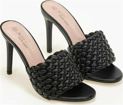 Ψηλά mules με λεπτό τακούνι - Μαύρο από το Issue Fashion