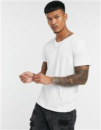 Pull&Bear v neck t-shirt in white από το Asos