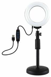 Ring Light LED Ring Light 12cm 12cm 3200-6500K με Επιτραπέζια Βάση Στήριξης Puluz
