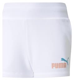 Αθλητικό Παιδικό Σορτς/Βερμούδα Essentials Λευκό Puma