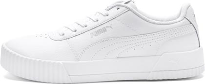 Puma Carina Leather Γυναικεία Sneakers Λευκά από το HallofBrands