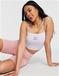 Puma Crop Top Με Τιράντα Λιλά από το Asos