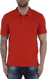 Puma Essentials Ανδρική Μπλούζα Polo Κοντομάνικη Μπορντό από το Z-mall