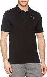 Puma Essentials Dry Cell Ανδρική Μπλούζα Polo Κοντομάνικη Μαύρη από το Z-mall