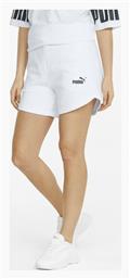 Essentials 5'' Αθλητικό Γυναικείο Ψηλόμεσο Σορτς Λευκό Puma