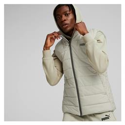 Essentials Αμάνικο Ανδρικό Μπουφάν Puffer Αδιάβροχο και Αντιανεμικό Γκρι Puma