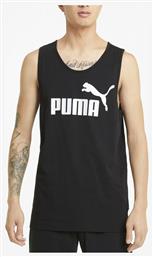 Essentials Ανδρική Μπλούζα Αμάνικη Μαύρη Puma