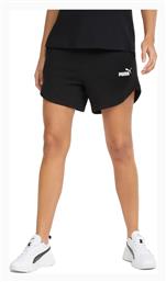 Essentials Αθλητικό Γυναικείο Ψηλόμεσο Σορτς Μαύρο Puma