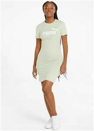 Puma Essentials Mini All Day Φόρεμα Κοντομάνικο Πράσινο από το Z-mall