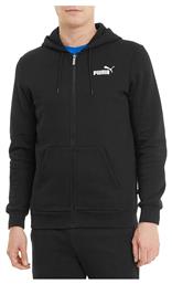 Essentials Ζακέτα Μαύρη με Κουκούλα Puma