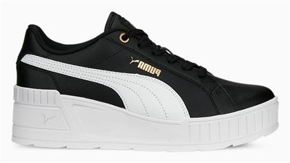 Karmen Γυναικεία Flatforms Sneakers Λευκά Puma