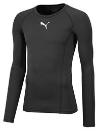 Liga Baselayer Ανδρική Ισοθερμική Μακρυμάνικη Μπλούζα Μαύρη Puma