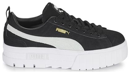 Mayze Γυναικεία Flatforms Sneakers Μαύρα Puma