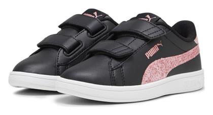 Παιδικά Sneakers Smash 3.0 με Σκρατς Μαύρα Puma