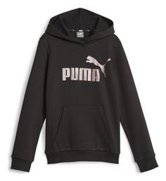 Παιδικό Φούτερ με Κουκούλα Μαύρο Puma